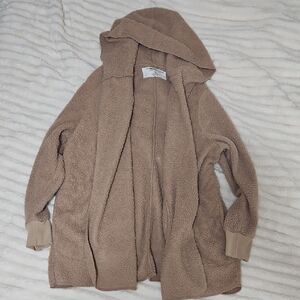 Cozy Tan Hooded Shacket